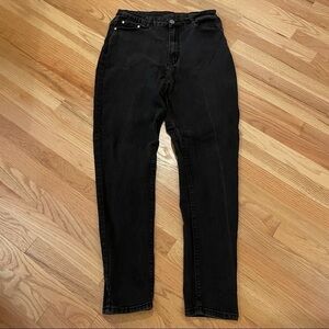 UWJ Jeans black stretch straight leg 2X